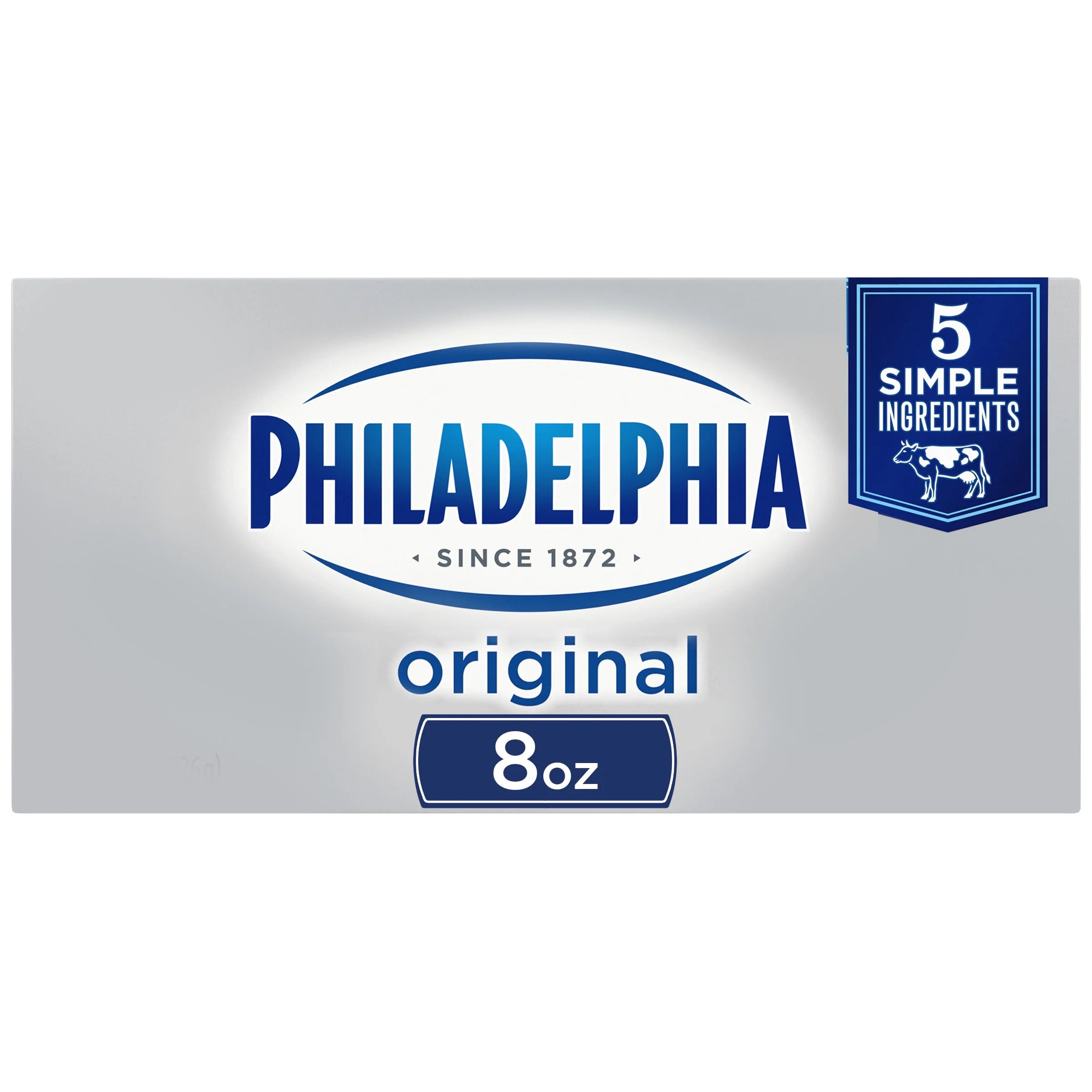 Philadelphia Original Cream Cheese, 8 oz Brick - Walmart.com | Walmart (US)