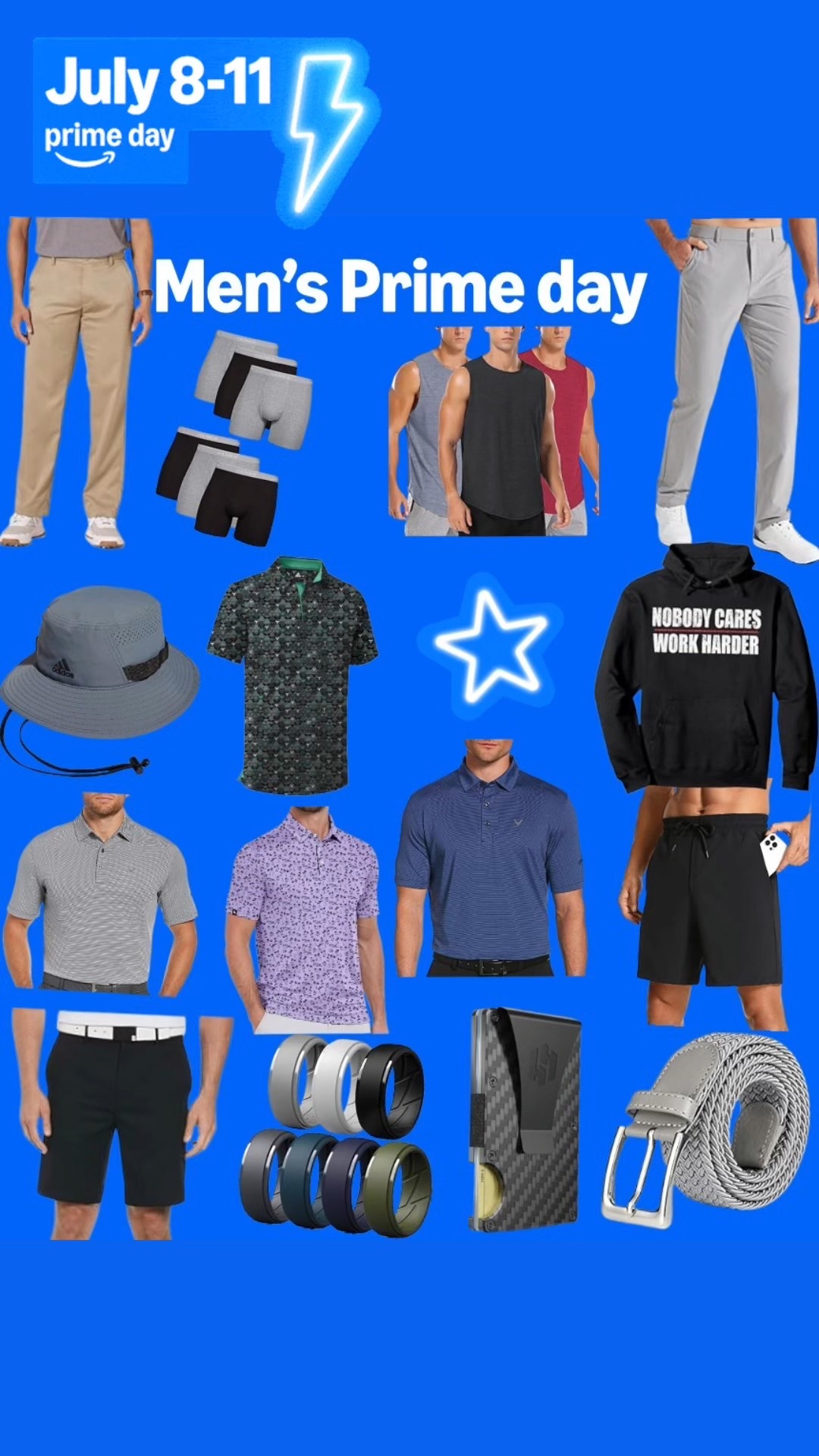 Amazon prime day men’s fashion and shoe addition, from men’s workout to men’s pant and men’s polo✨ #sweatshirt #buckethat #siliconering #slimwallet #belt #amazoninfluencer #golfpant #golfshort #mensbeach #mensdressshoe #menspj 

#LTKSaleAlert #LTKMens #LTKFindsUnder50