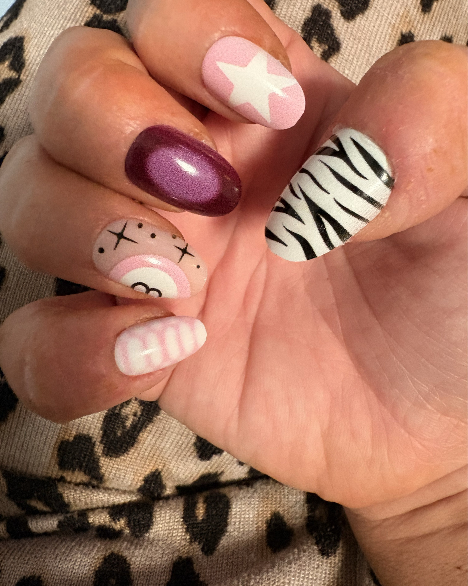 I’m actually so obsessed with these nails. I think they are so freaking cute and they are actually short. I feel like sometimes when I get nails and it says short in the caption it still seems a bit long, but these are the perfect length for us girls that like the shorter side.

#LTKselfcare #LTKMothersDay #LTKBeauty