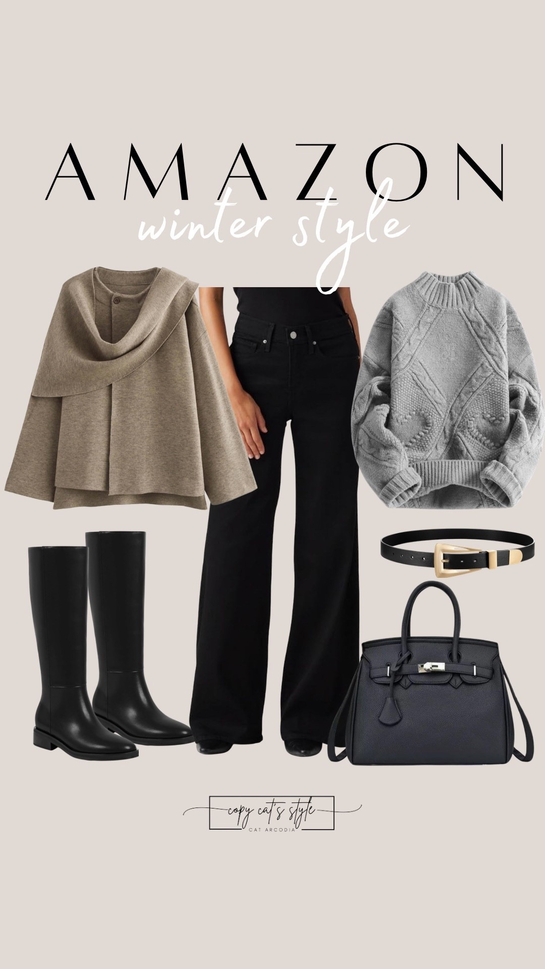 Amazon winter style. Amazon sweaters, coats, boots, bags, jeans, and more. 

#LTKFindsUnder50 #LTKFindsUnder100 #LTKWorkwear