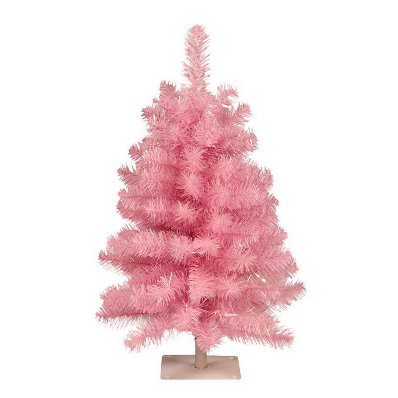 Vickerman 630792 - 2' x 15" Pink Pine Tree Christmas Tree (A194020) | Walmart (US)