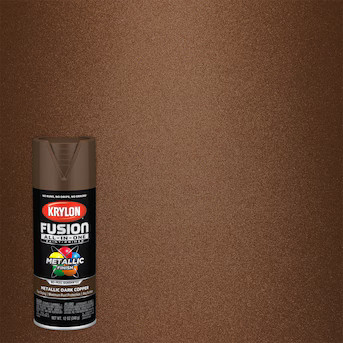 Krylon Fusion All-In-One Satin Dark Copper Metallic Spray paint and primer in one ( NET WT. 12-oz... | Lowe's