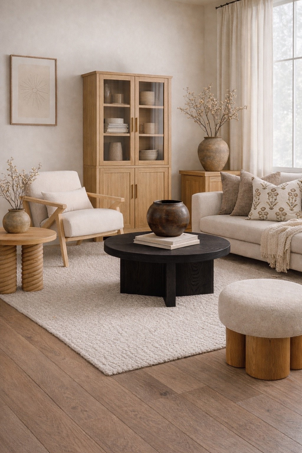 This is what cozy actually looks like when it all comes together ✨

Soft textures, warm wood tones, and a few statement pieces (that coffee table + those pillows 😮‍🔥) completely transform a space without overdoing it.

Saving this layout because it’s the perfect balance of styled + livable 🤎

#livingroomdesign #cozyhomevibes #neutralinterior #amazonhome #homestylingideas

#LTKSeasonal #LTKHome #LTKSaleAlert