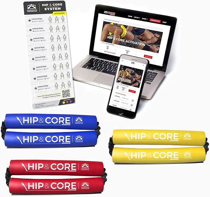 Crossover Symmetry Hip & Core System - Loop Resistance Home Workout Bands to Stretch and Strength... | Amazon (US)