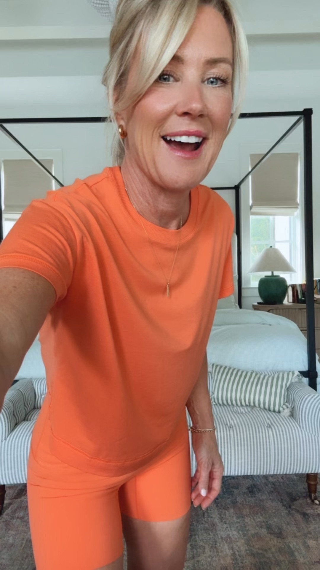 Love this darling set front Spanx! Absolutely loving ther biker shorts. 

Tee: small
Shorts: small 

@Spanx #SpanxPartner

#LTKSeasonal #LTKOver40 #LTKootd