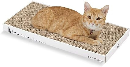 Cardboard Scratcher Pad Scratching post:Smartbean Cat Scratch Pad,Cat Scratching Post with Durabl... | Amazon (US)