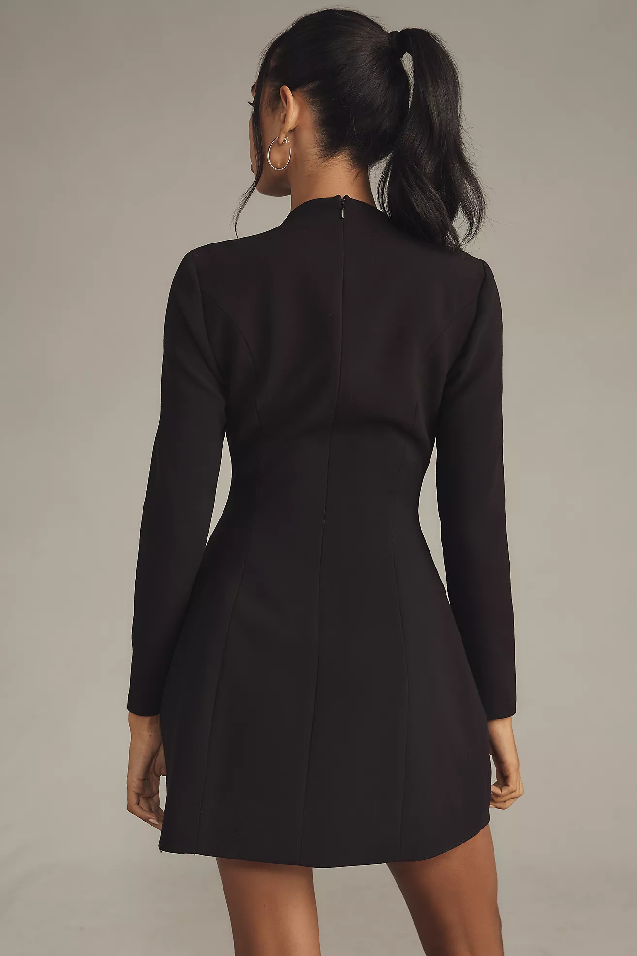 Bardot Delphi Long-Sleeve Mini Dress | Anthropologie (US)