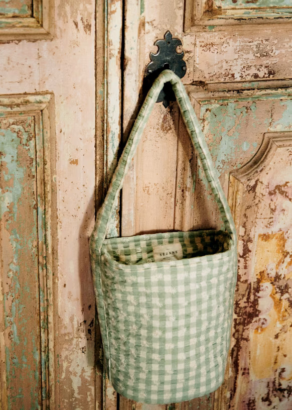 Floral embroidered bucket bag | Sezane Paris - US