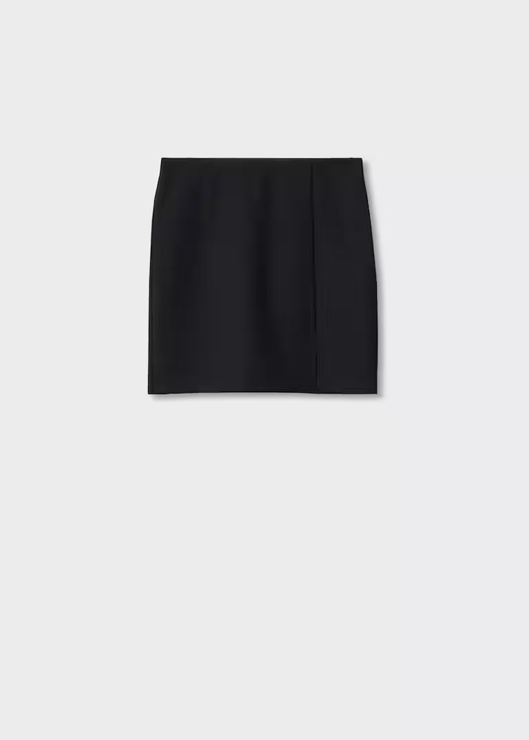 Slit hem skirt -  Women | Mango United Kingdom | MANGO (UK)