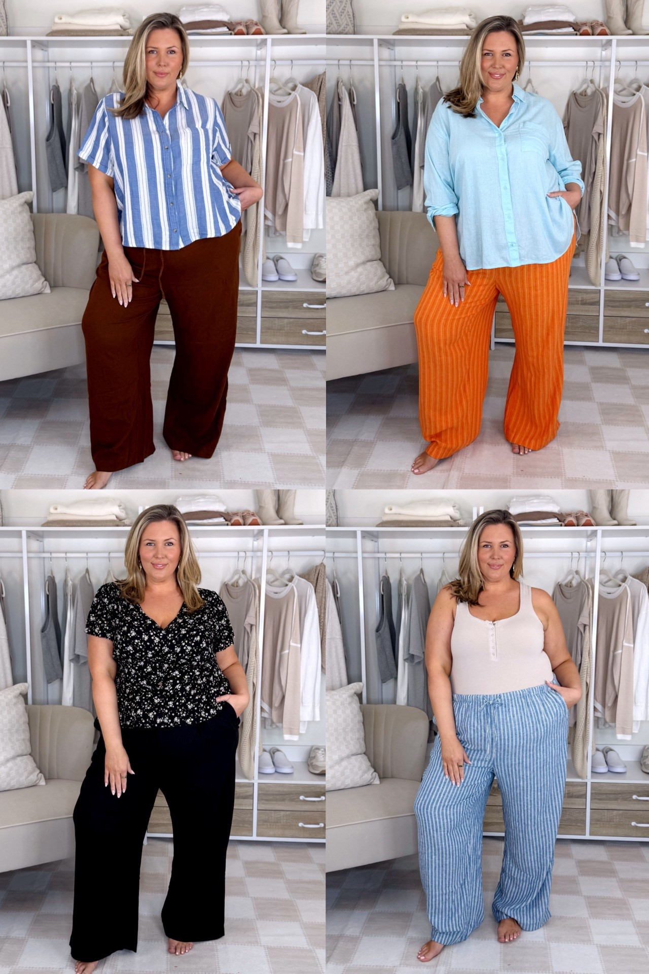 Styled by request linen pants roundup! These linen pants were sold out by you guys and they were just restocked! These are AMAZING so definitely grab them while you can! I wear the 2X in these pants and the tops! The tank bodysuit is a XL!

Plus size fashion, everyday outfit ideas, linen pants, spring outfit ideas, easy outfit formula, spring trends

#LTKFindsUnder50 #LTKMidsize #LTKPlusSize