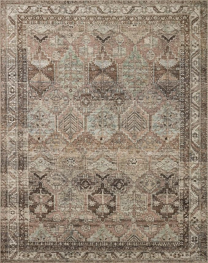 Loloi Amber Lewis x Billie Collection, Clay & Sage 7'-6" x 9'-6" Area Rug – Antique & Distresse... | Amazon (US)
