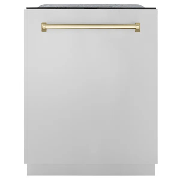 ZLINE Autograph Edition 24 in. Monument Series Top Touch Control Tall Tub Dishwasher in Stainless... | Wayfair North America