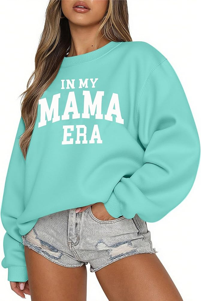 Overstimulated Moms Club Sweatshirt for Women: Mom Sweatshirts Crewneck Mama shirts Oversized Pul... | Amazon (US)
