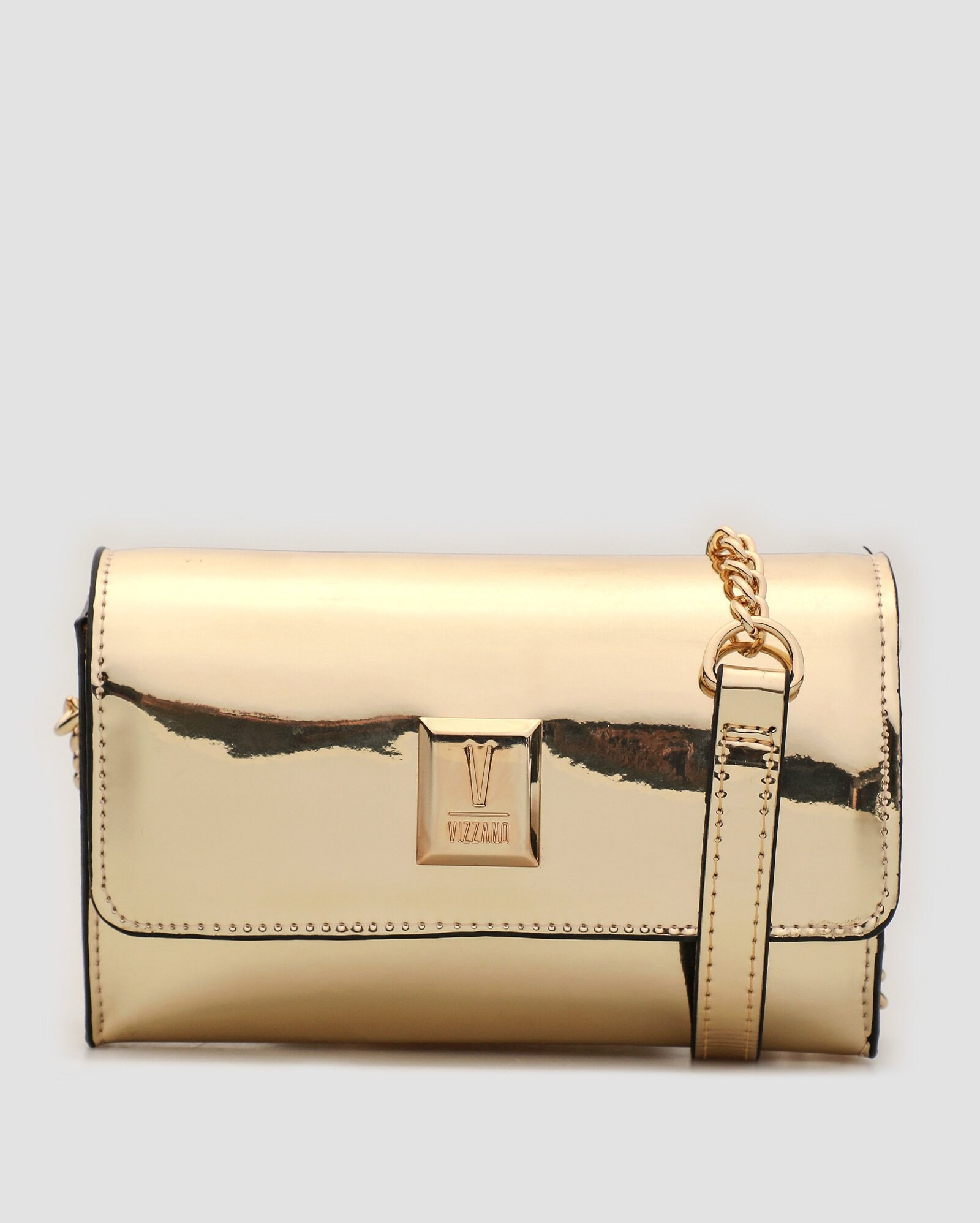 Bolsa transversal com corrente dourada | Vizzano | Riachuelo (BR)