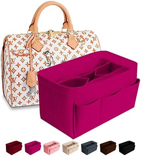 Purse Organizer Insert Felt Bag Organizer Handbag Organizer Insert for Tote fits LV Speedy Neverf... | Amazon (US)