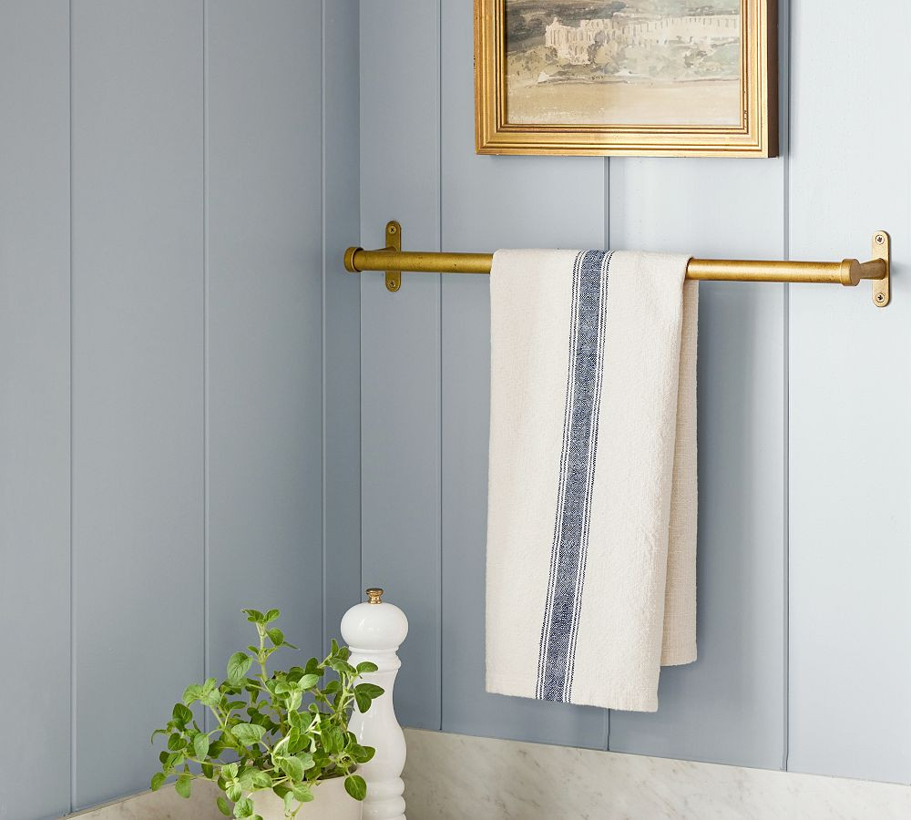 Manchester Brass Towel Rail | Pottery Barn (US)