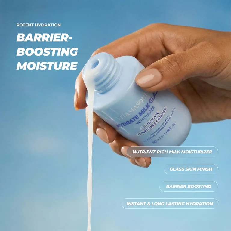 Vitamasques Hydrate Milk Glaze Moisturizer, 1.69 fl oz | Walmart (US)