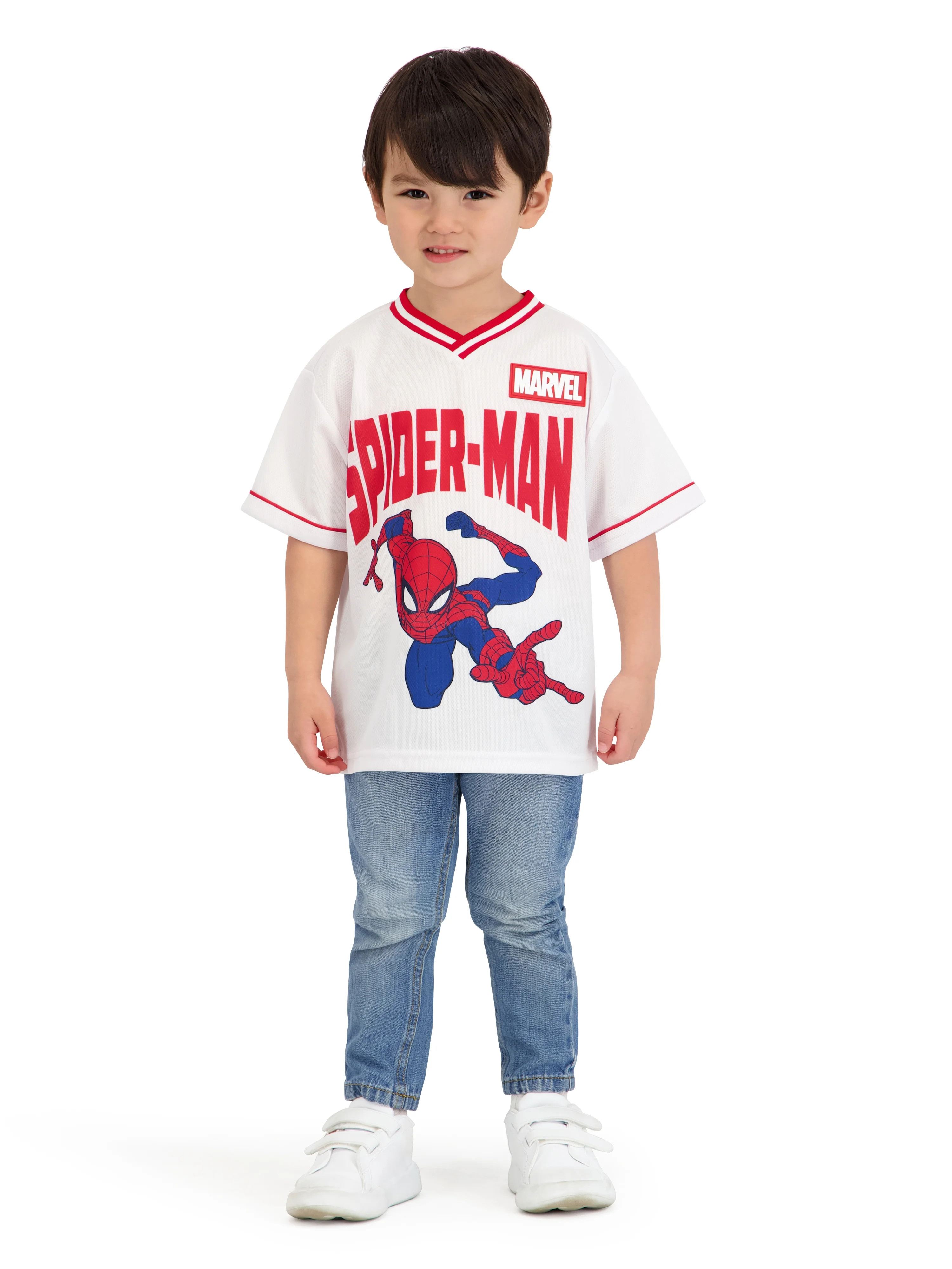 Spiderman Toddler Boy Short Sleeve Jersey, Sizes 12 Months-5T | Walmart (US)
