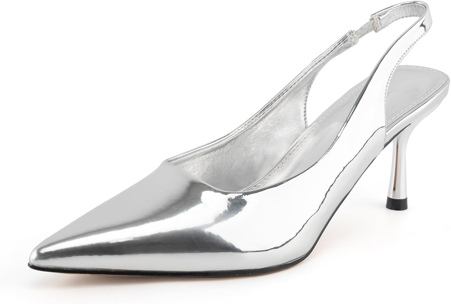 heelchic Pumps Shoes Women, Pointed Toe Low Heel Comfortable, Kitten Heel for Women Dress Shoes | Amazon (US)