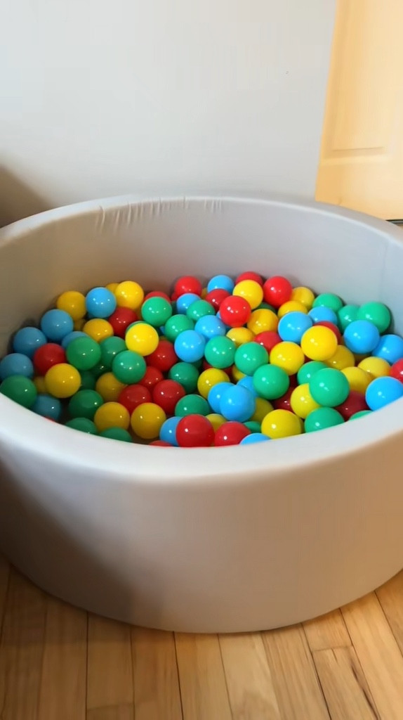 Fun toddler ball pit! ✨ #ballpit #toddlertoys 

#LTKFamily #LTKBaby #LTKKids
