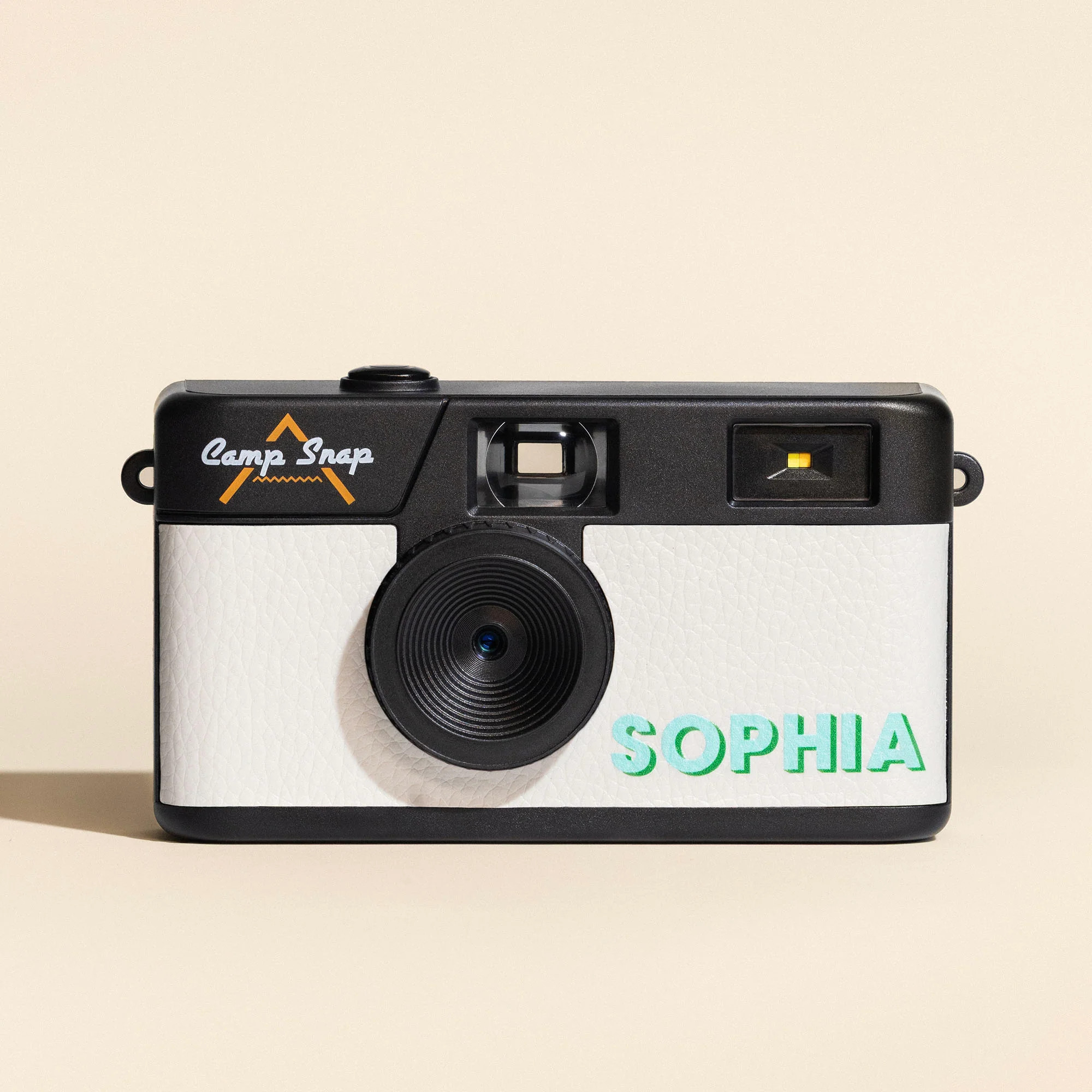 Camp Snap Custom Camera Arctic White - Arctic White - Teal | Camp Snap