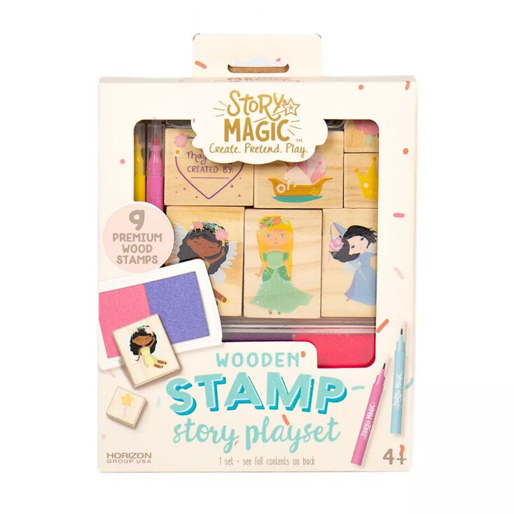 Story Magic™ Mini Wooden Stamp Story Playset | Claire's (US)