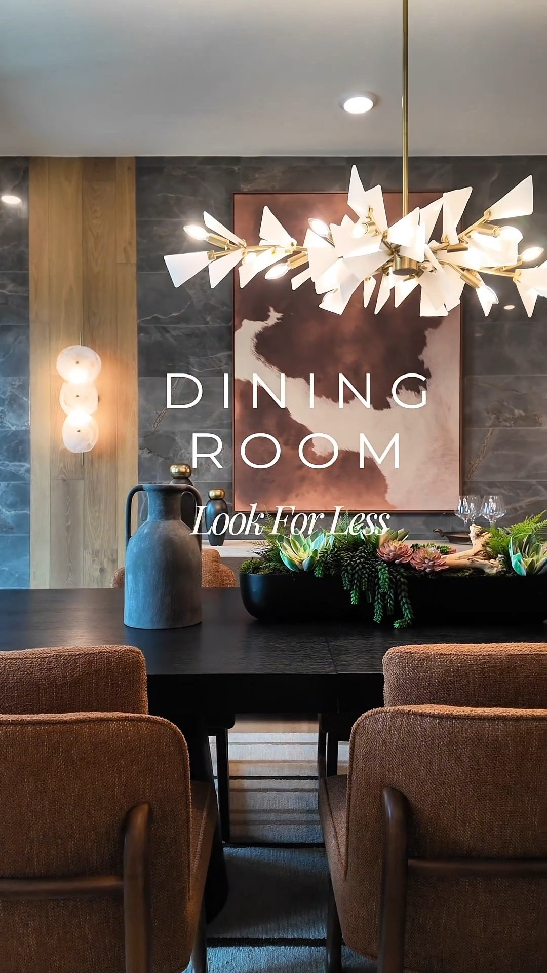 I loved the warm tones, statement lighting, and layered textures in this dining room, so I found similar pieces to recreate the look for less. Shop the full room below.

#LTKHome