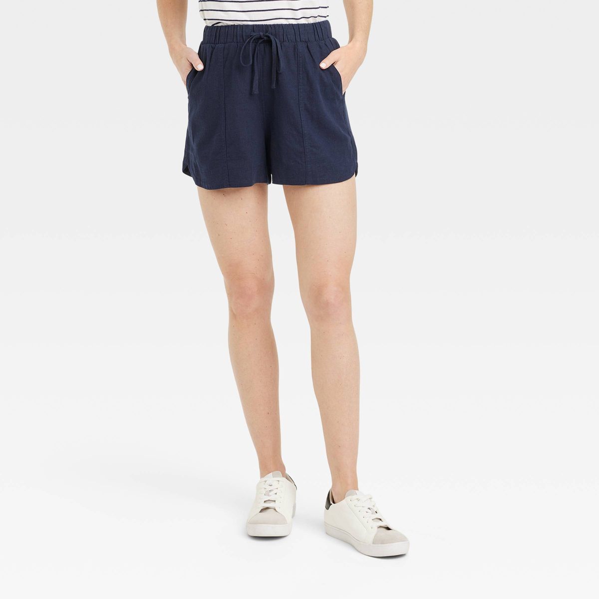 Women's High-Rise Linen Pull-On Shorts - Universal Thread™ | Target