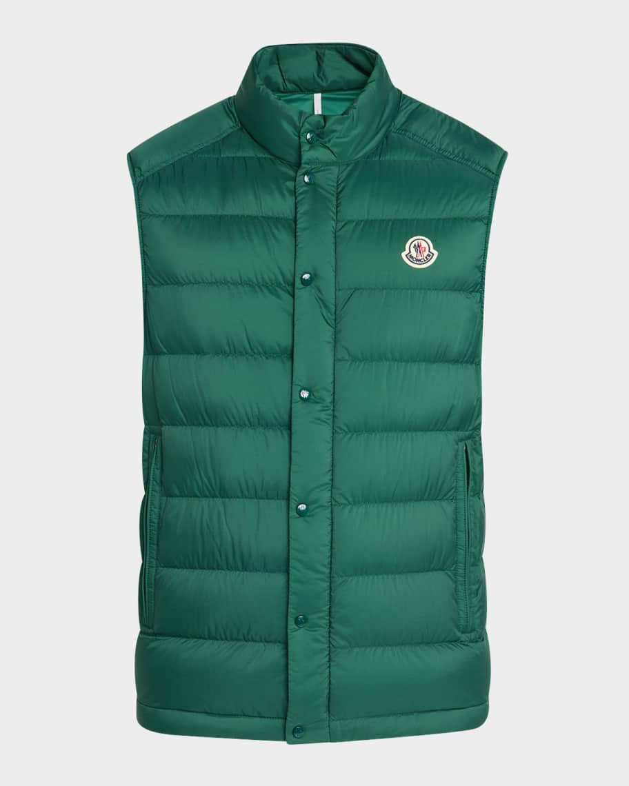 Moncler Men's Barthe Down Vest | Neiman Marcus