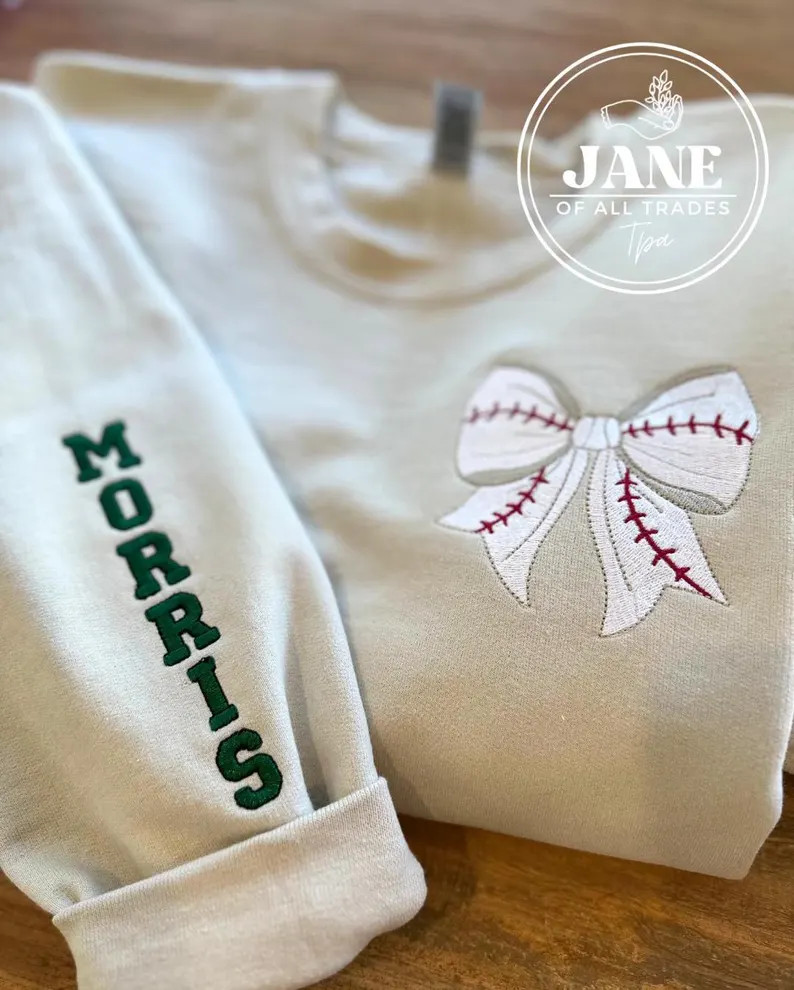 Baseball Mom Sweatshirt Personalized Custom Baseball Sweatshirt for Mom Girly Baseball Sweatshirt... | Etsy (US)