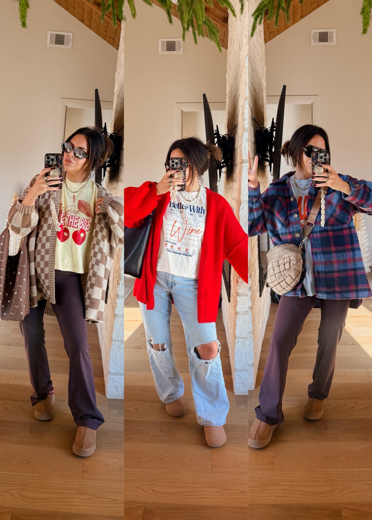 Tee’s are all @shopbetterwith
Sweaters are all XL
Flare pants are sold out on this color, but I linked the black. 


#LTKCyberWeek #LTKGiftGuide #LTKHoliday