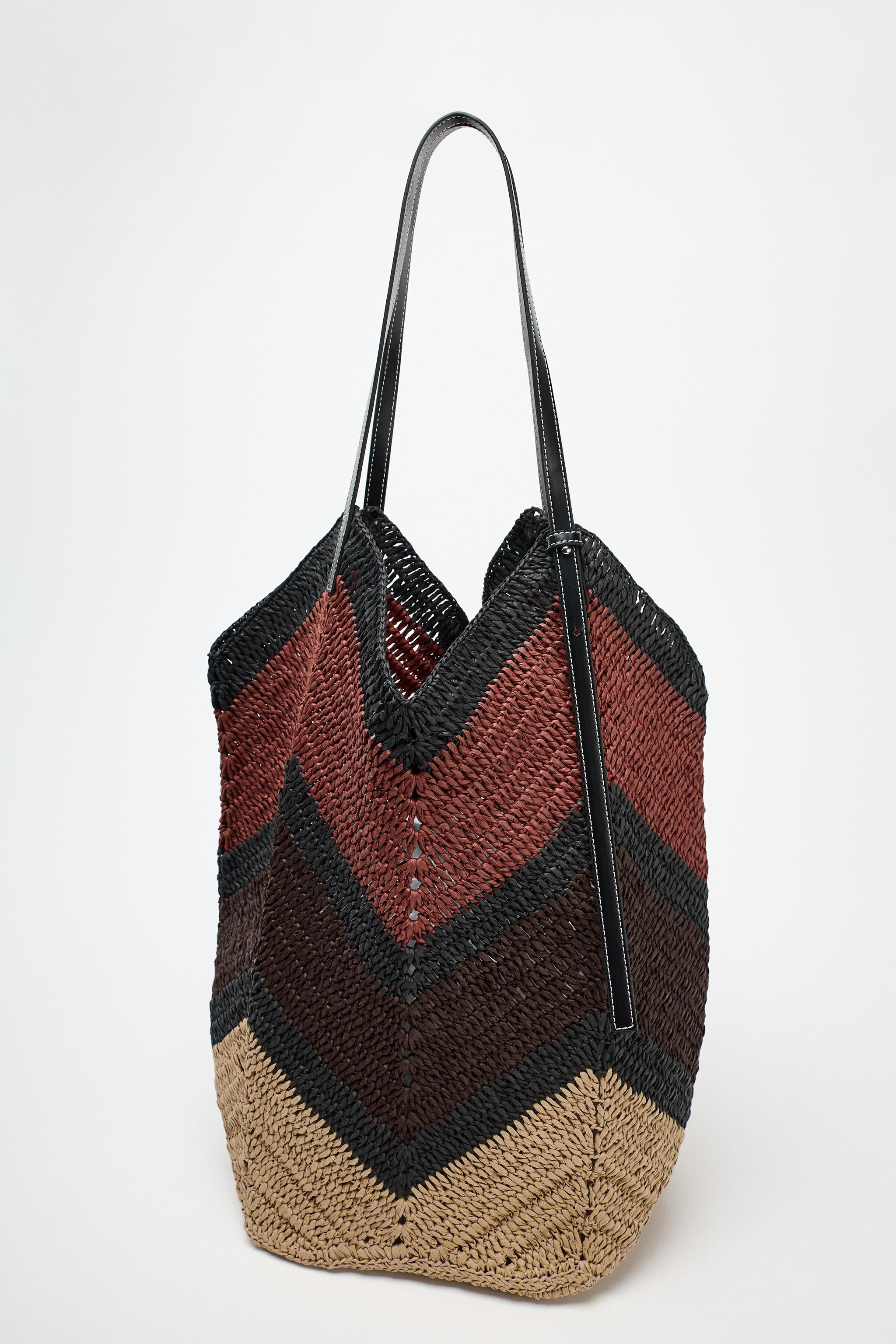 BRAIDED TOP MAXI SHOPPER | Zara UK