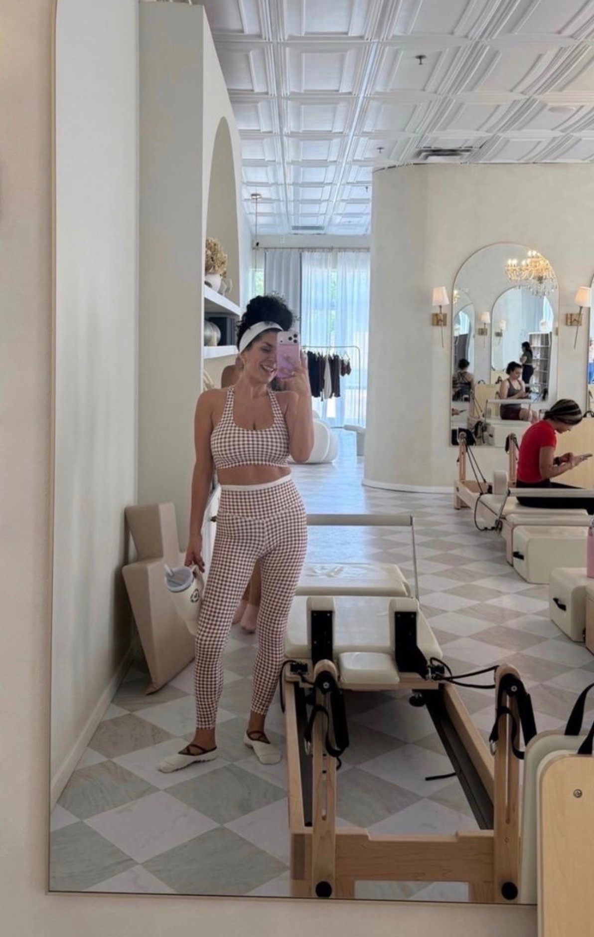 This gingham workout set is the perfect mix of cute and functional. A flattering fit, soft neutral tones, and an effortless look for Pilates, errands, or coffee after class. 🤍

#PilatesStyle #WorkoutSet #GinghamStyle #NeutralAesthetic #Activewear #AthleisureStyle #FitnessFashion #WellnessLifestyle #EverydayStyle #StudioStyle

#LTKdayinmylife #LTKootd #LTKstorytime