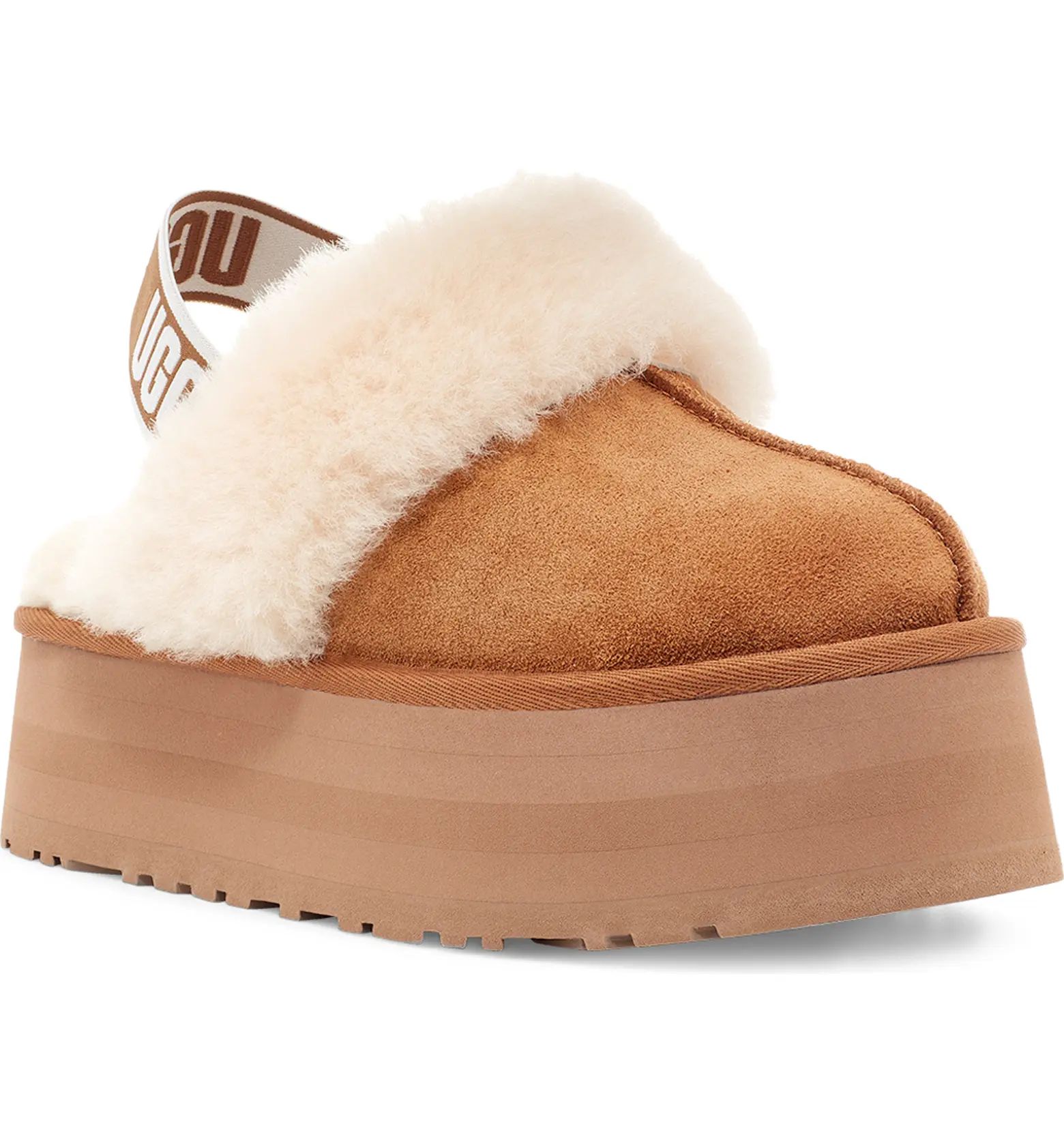 UGG® Funkette Genuine Shearling Slipper | Nordstrom | Nordstrom