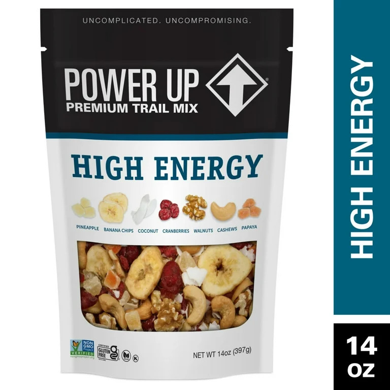 Power Up Trail Mix High Energy 14oz, Gluten Free, Vegan, Non-GMO | Walmart (US)