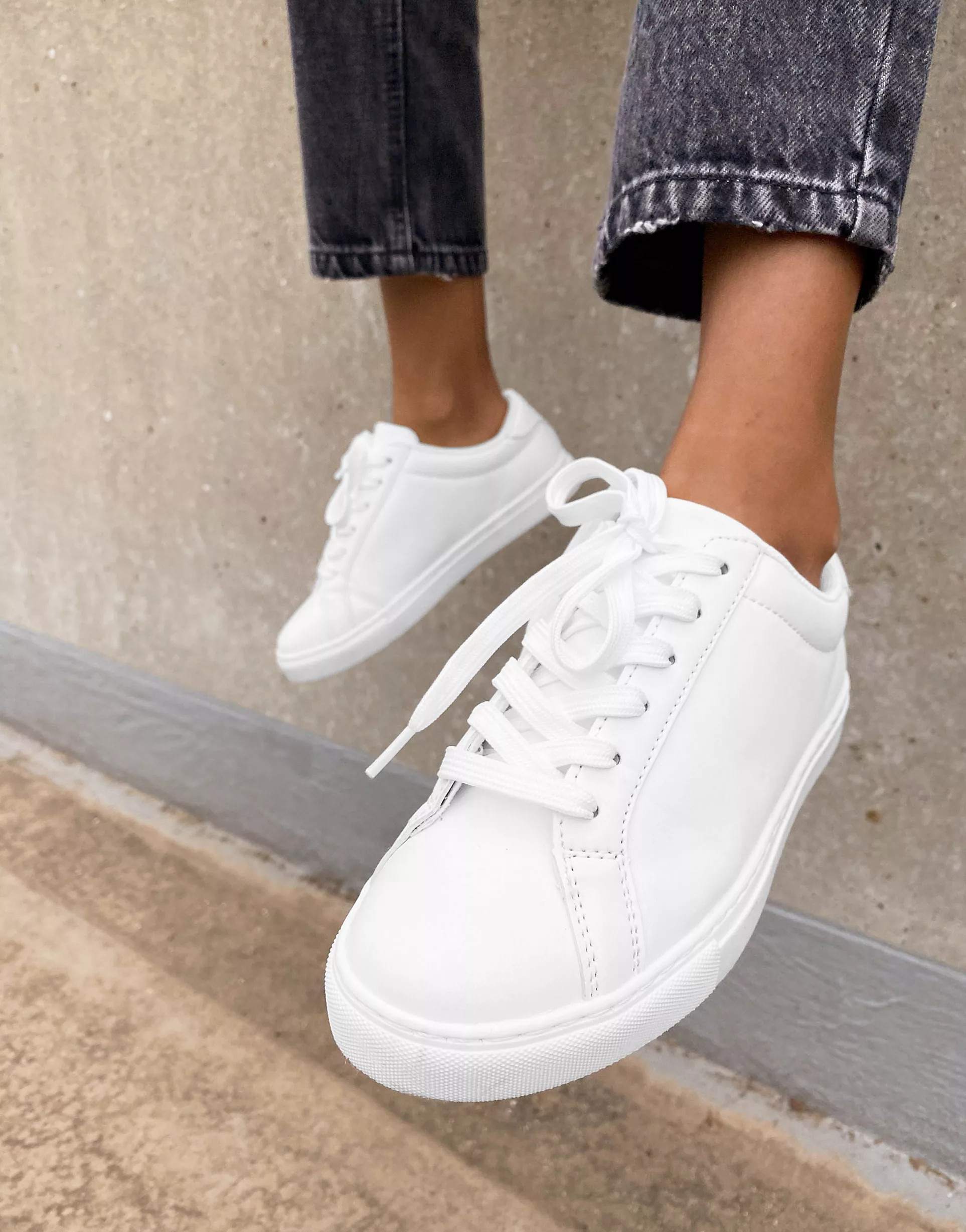 ASOS DESIGN Drama trainers in white | ASOS (Global)