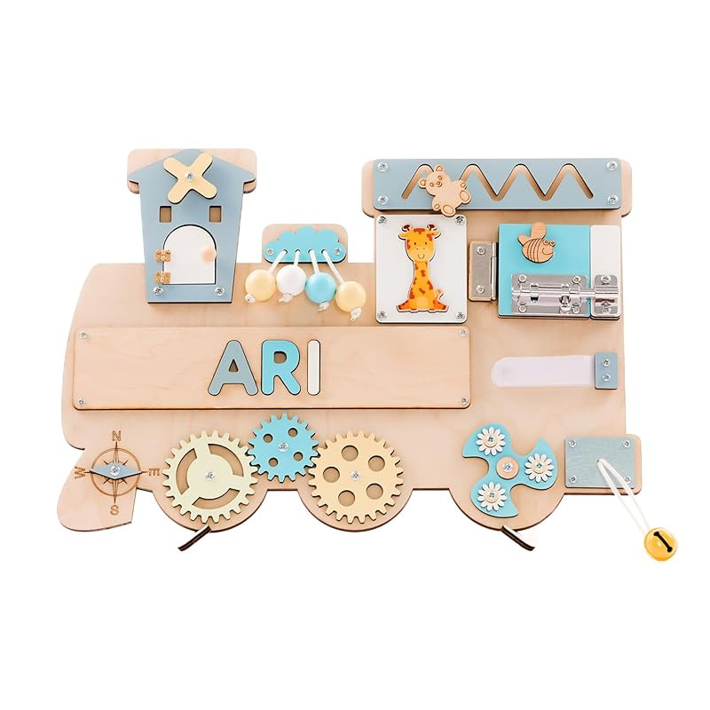 Customized Name Puzzle for Toddlers (Fixed I J Letters) Personalized Toddlers Busy Board, Baby Pe... | Amazon (US)