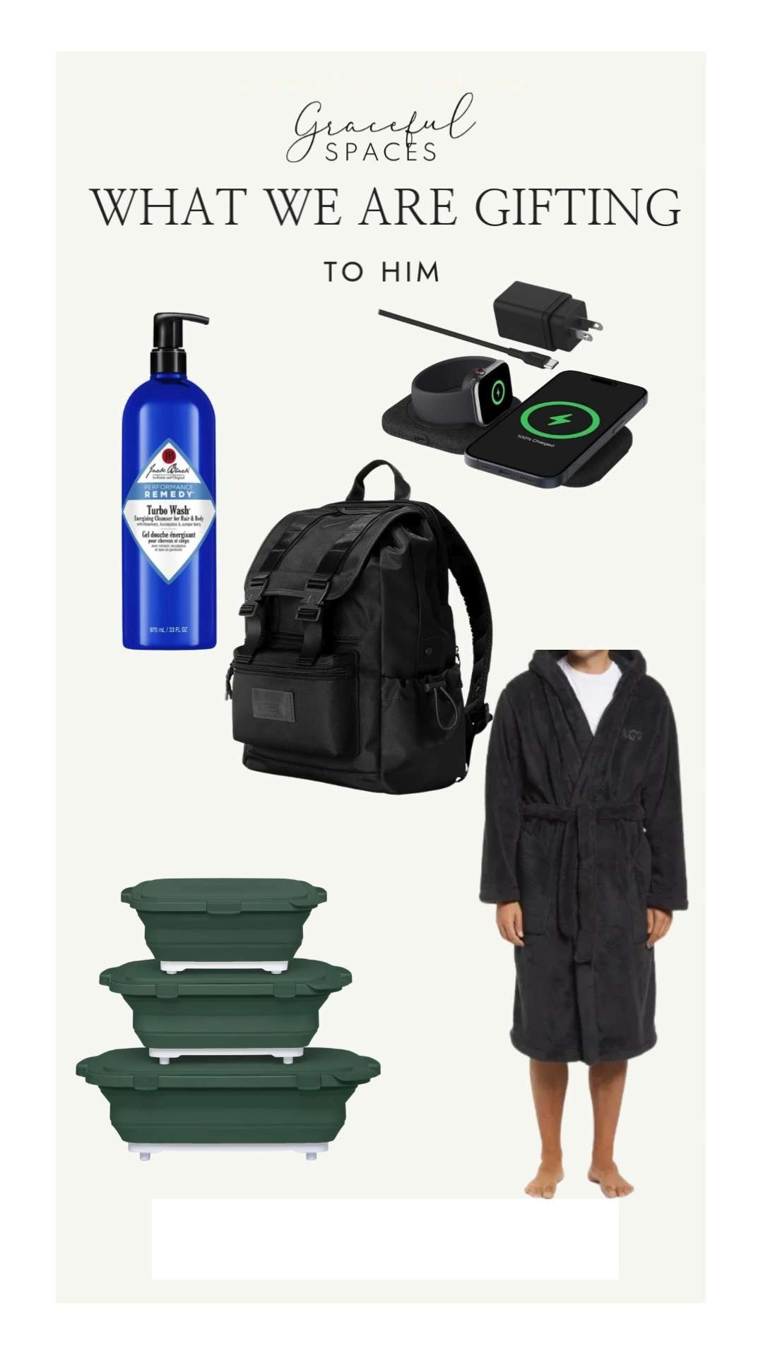 We can't forget to share what we are gifting HIM this year!  Graceful Spaces men will enjoy finds from UGG, BBQ Drip EZ, Amazon, Jack Black, and DAGNE DOVER. 

 #LTKGiftGuide #LTKFindsUnder100 #LTKMens