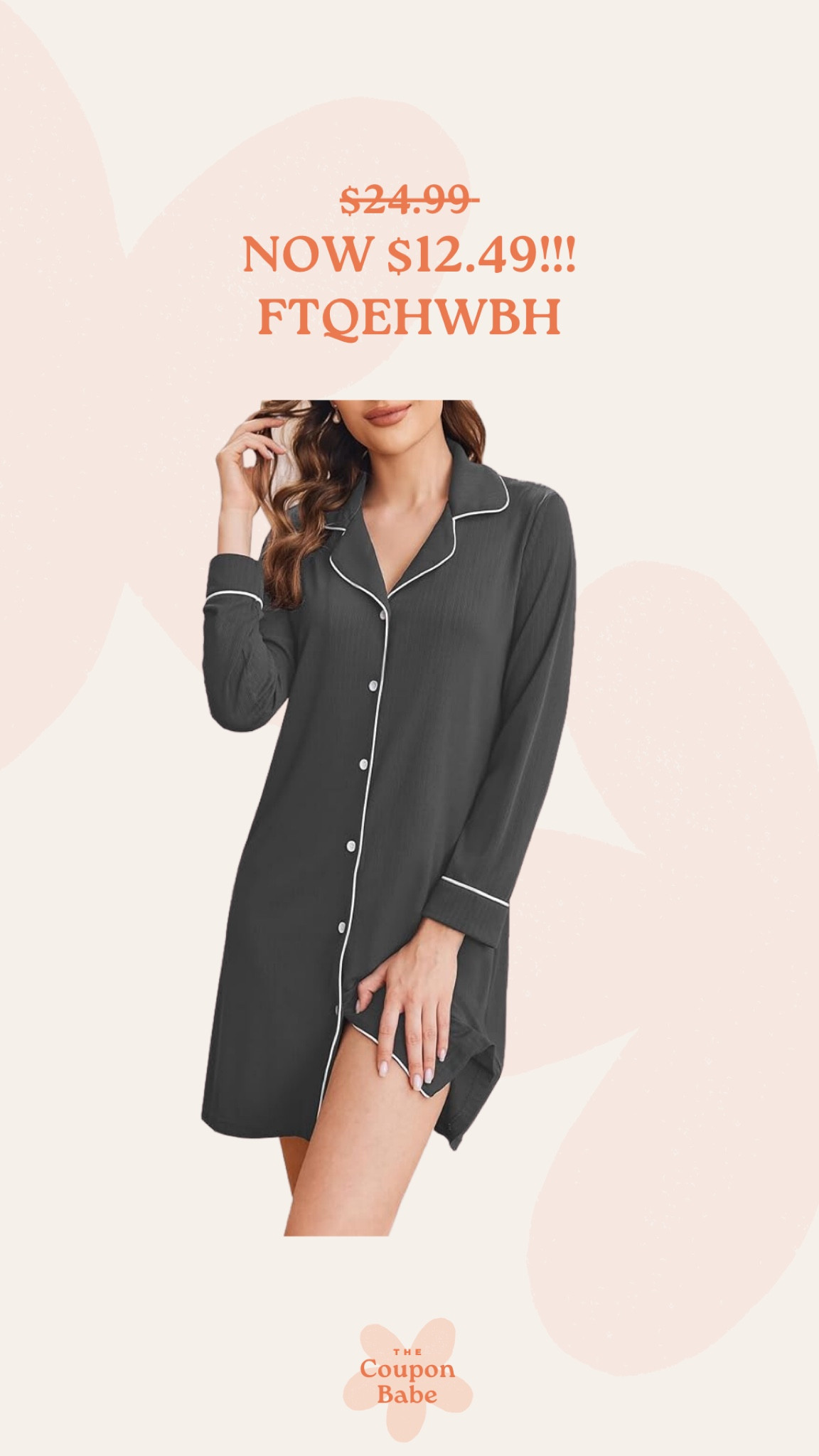 FTQEHWBH

Cutest, softest night gown for pajamas, maternity, nursing, etc!

#LTKSale