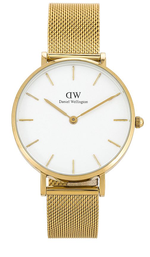 Daniel Wellington Petite Evergold 32 MM Watch in Metallic Gold. | Revolve Clothing (Global)