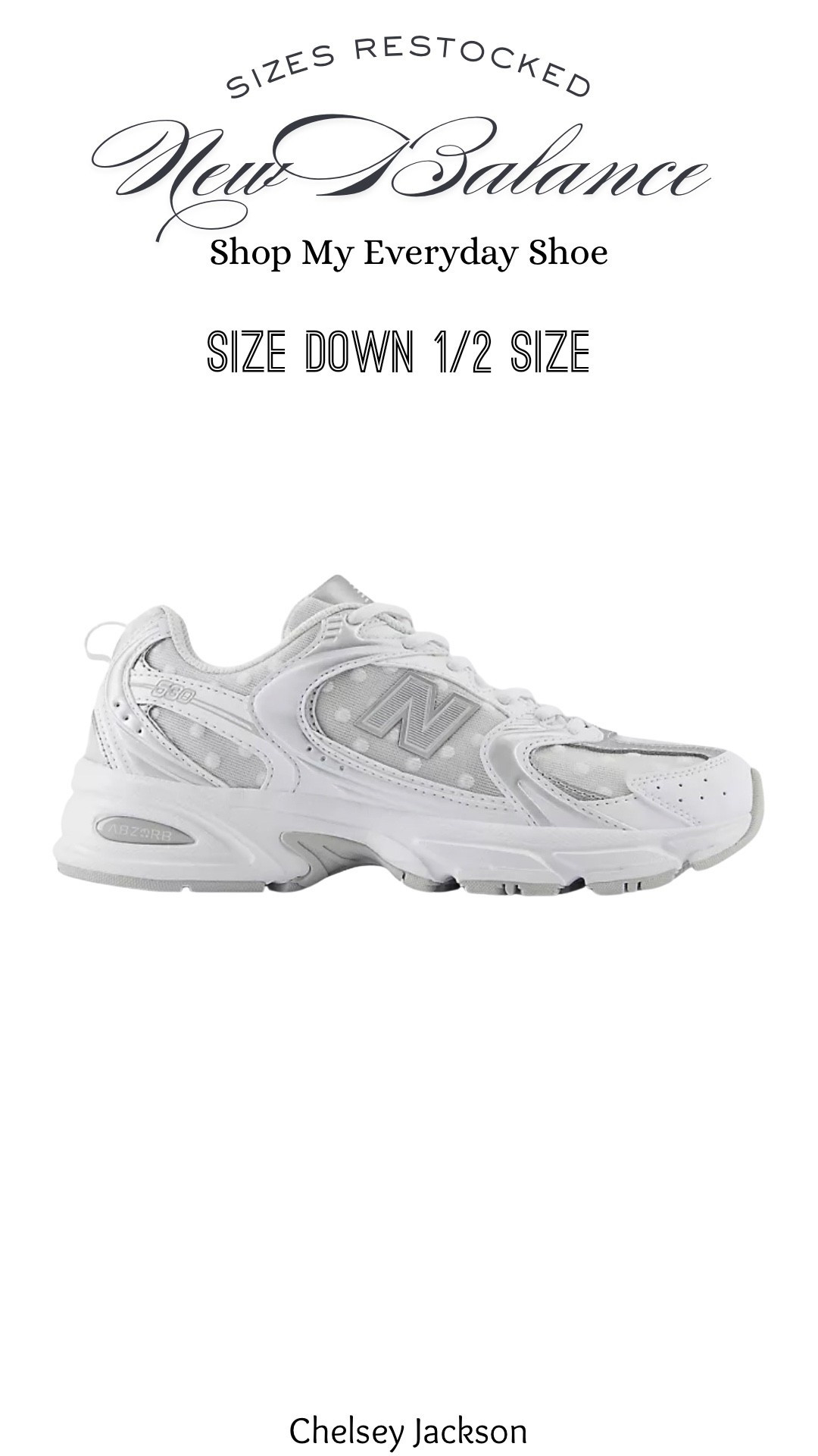 My fav shoes I wear everyday. Size down 1/2 size. 

#newbalance

#LTKmomlife #LTKActive