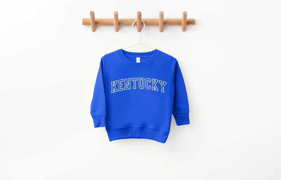 Kentucky Little Kids Sweatshirt, Kentucky Infant Baby Sweatshirt, Home Love Kentucky Toddler Swea... | Etsy (US)