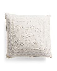 22x22 Frida Embroidered Garment Washed Pillow | TJ Maxx