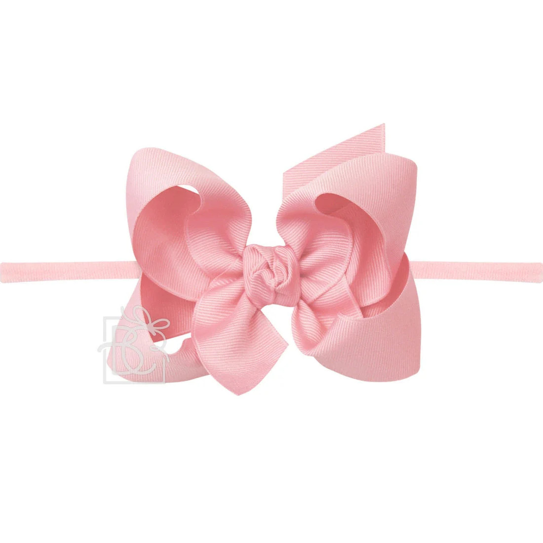 Beyond Creations Large Grosgrain Bow on Baby Headband | JoJo Mommy