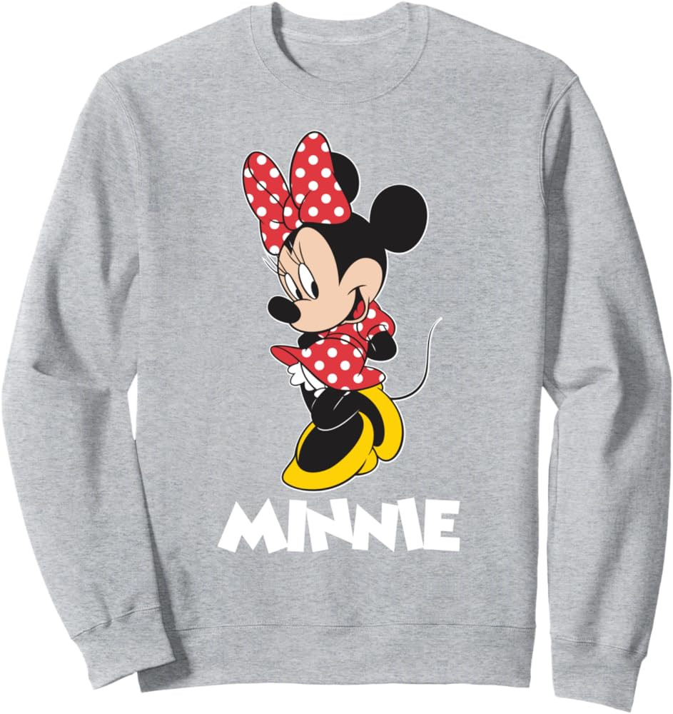 Disney Minnie Mouse Posing Sweatshirt Sweatshirt | Amazon (US)