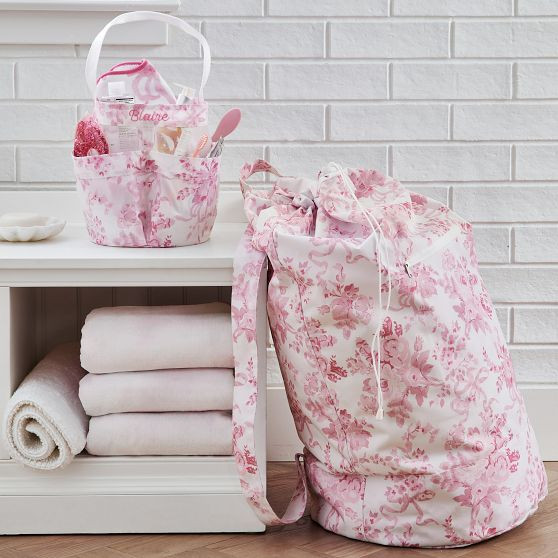 LoveShackFancy Shower Caddy &amp; Laundry Bag Set | Pottery Barn Teen