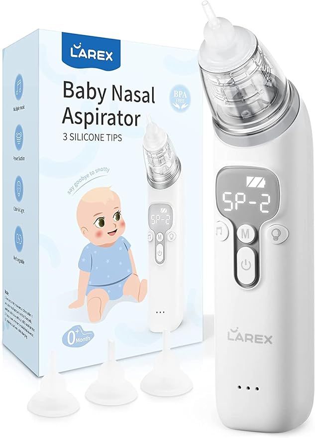 Baby Nose Sucker,Nasal Aspirator for Baby,Nasal Aspirator for Toddler,Electric Baby Nose Suction-... | Amazon (US)