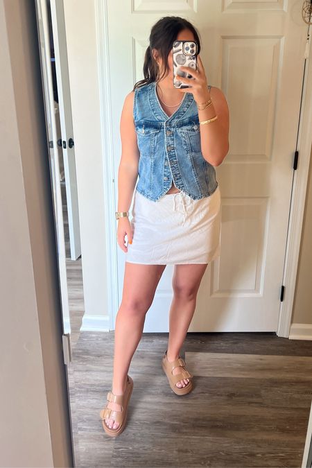 grabbed this denim vest from target and thing it’ll go cute with so much this summer and even into fall! I did a medium 

#LTKStyleTip #LTKSeasonal #LTKFindsUnder50