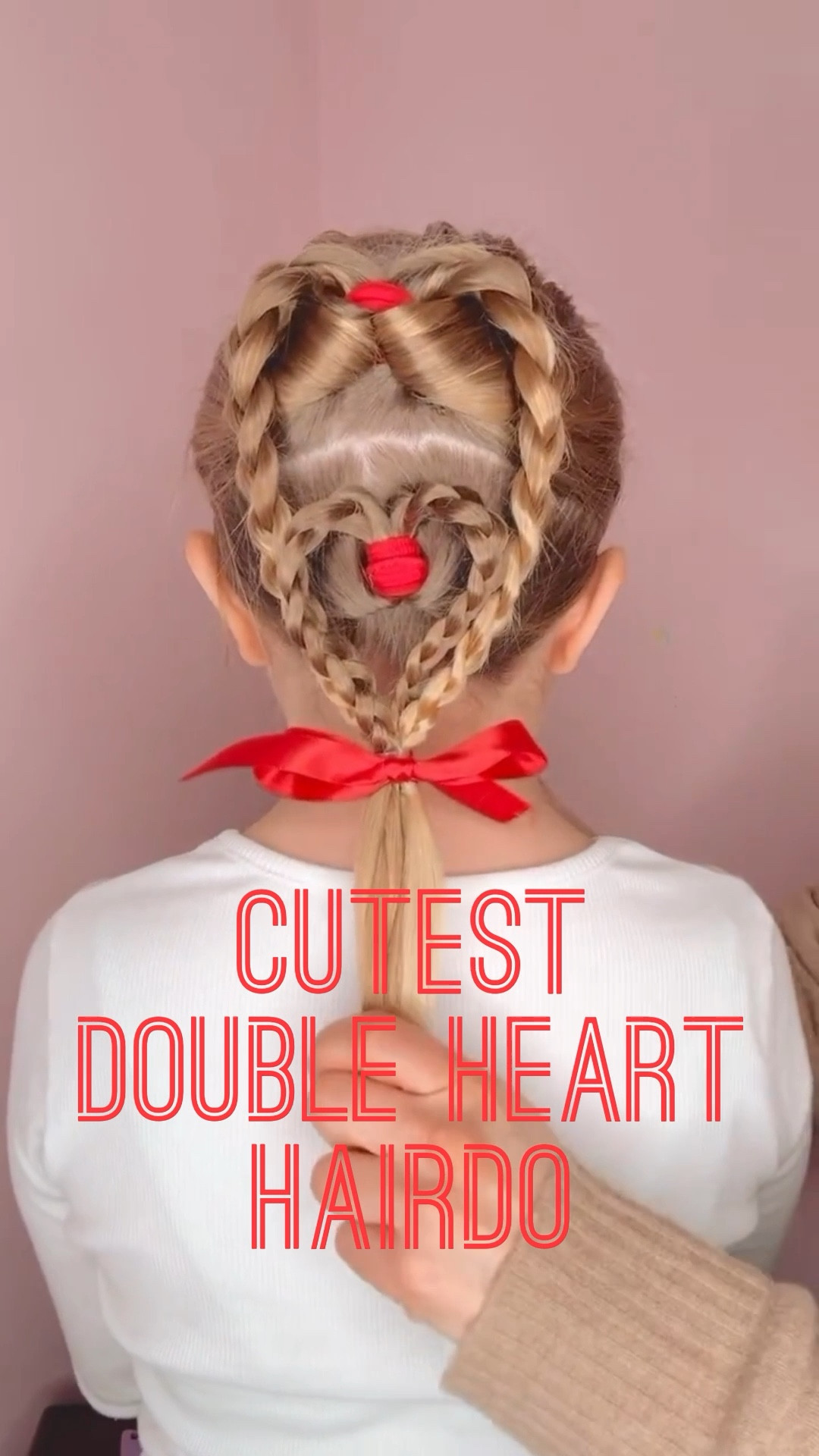 CUTEST DOUBLE HEART HAIRDO ❤️ I love this adorable hairstyle for Valentine’s Day! It’s sweet and cute! I’m sharing the tutorial, along with my favorite hair products. SAVE and follow us for more. 

#LTKValentine