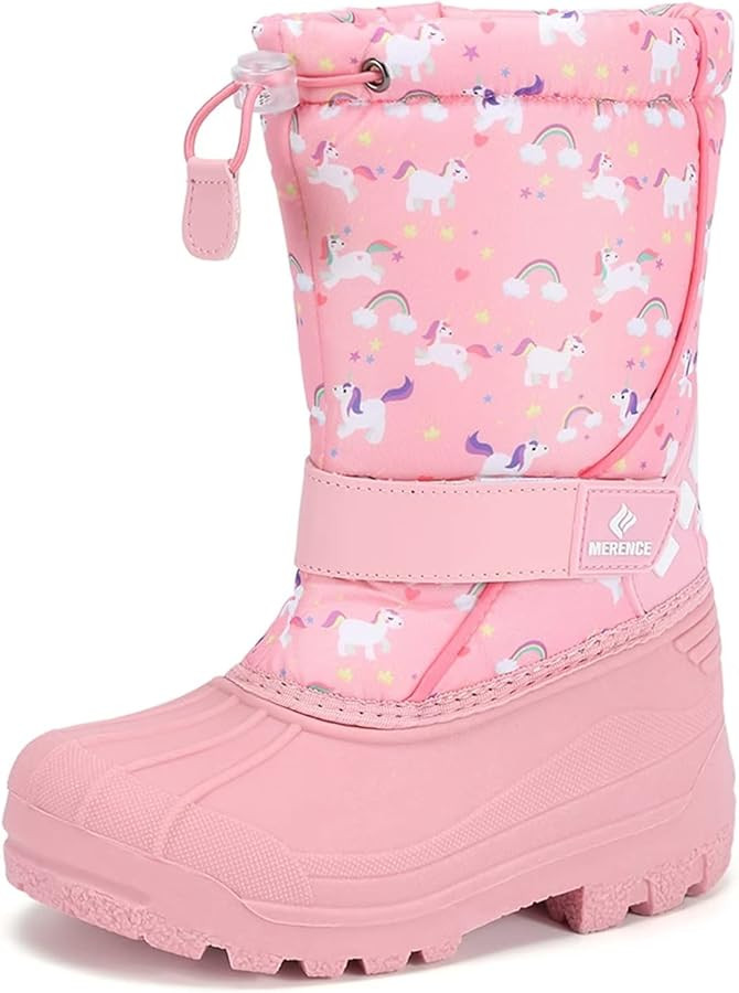 CIOR Kids Snow Boots for Boys Girls Toddler Winter Outdoor Boots Waterproof with Fur Lined(Toddle... | Amazon (US)